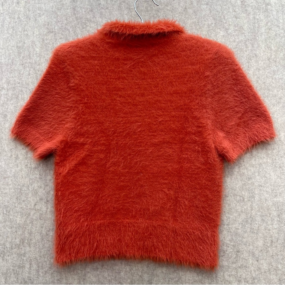 Women's Mohair Short Sleeve Sweater L Juniors - Picture 2 of 4